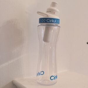 Cirkul Blue and White Water Bottle